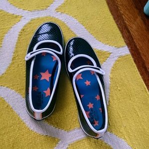 Black patent keds 6.5